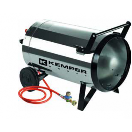 Canon à chaleur propane/butane inox