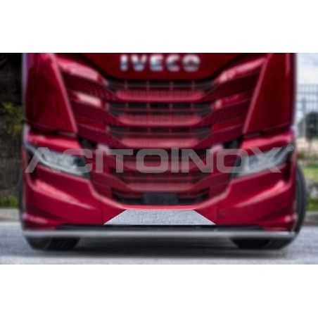 Porte plaque d'immatriculation pour IVECO S-WAY ACITOINOX