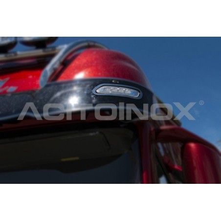 Contour inox de feux de visière pour IVECO S-WAY ACITOINOX