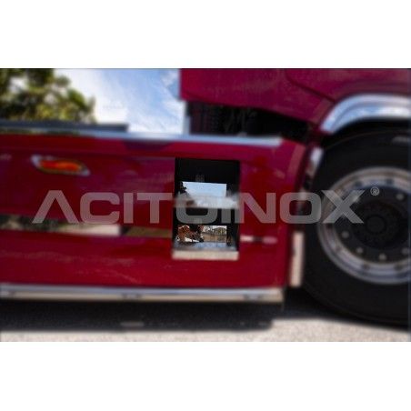 Habillage marches de carénage pour IVECO S-WAY ACITOINOX