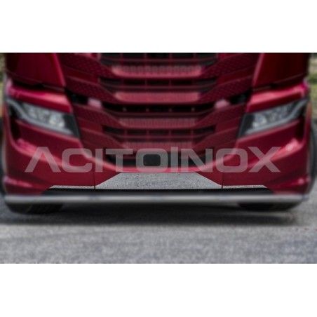Habillage inox plaque d'immatriculation pour IVECO S-WAY ACITOINOX