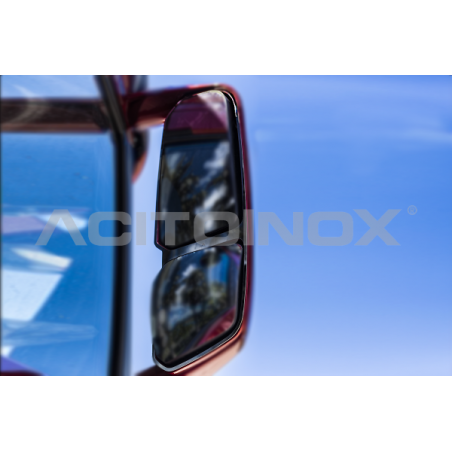 Habillage inox intérieur de rétroviseur pour IVECO S-WAY ACITOINOX