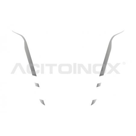 Habillage inox latéral de calandre pour IVECO S-WAY ACITOINOX