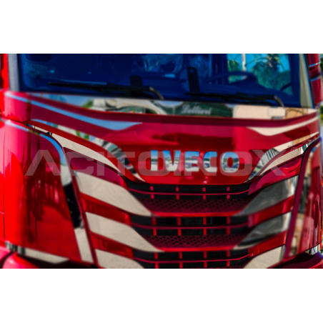 Habillage inox haut de calandre pour IVECO S-WAY ACITOINOX