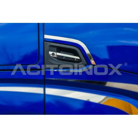 Habillage inox complet poignée de porte pour IVECO S-WAY ACITOINOX