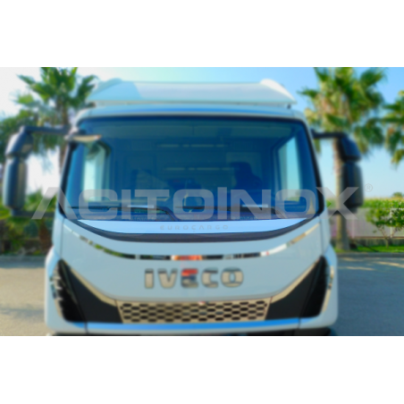 Habillage inox bas de pare brise pour IVECO NEW EUROCARGO ACITOINOX