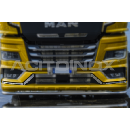 Habillage inox pare chocs pour MAN TGX Euro 6 ACITOINOX