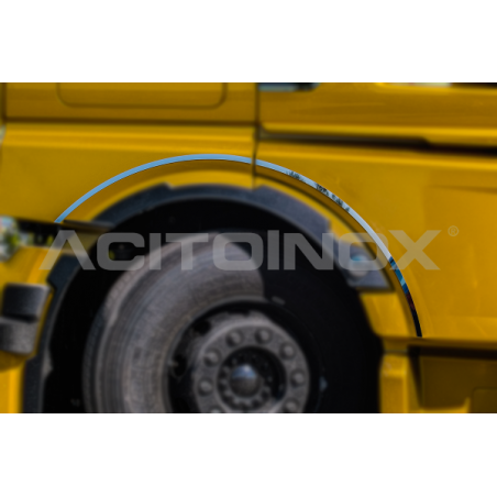 Habillage inox contour de roue MAN TGX Euro 6 ACITOINOX