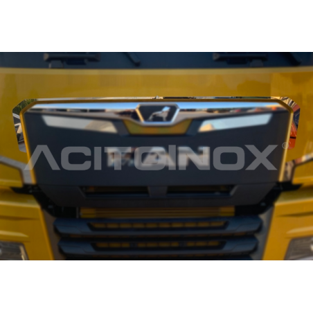 Habillage inox haut de calandre MAN TGX Euro 6 ACITOINOX