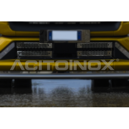 Habillage inox grille de pare chocs MAN TGX Euro 6 ACITOINOX