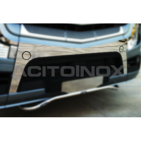 Habillage inox bas de calandre MERCEDES MP4/5 ACITOINOX