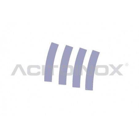 Habillages inox latéraux MERCEDES MP4/5 ACITOINOX