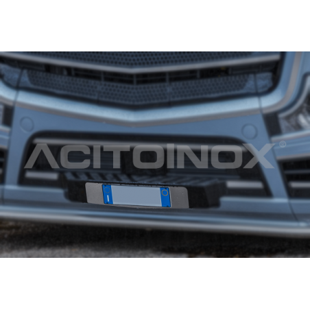 Porte plaque inox MERCEDES MP5 ACITOINOX