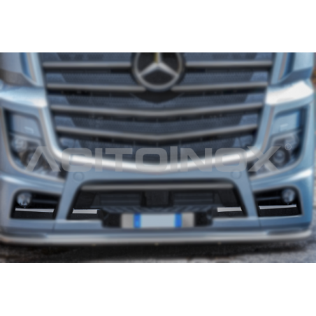 Habillage bas de pare chocs MERCEDES MP5 ACITOINOX