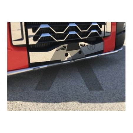 Habillage inox plaque d'immatriculation pour RENAULT T ACITOINOX