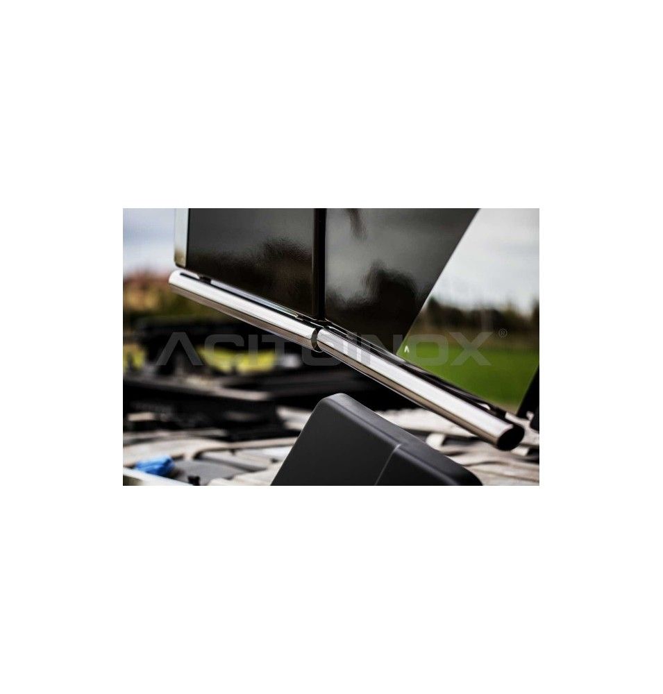 Barre de spoiler inox pour RENAULT