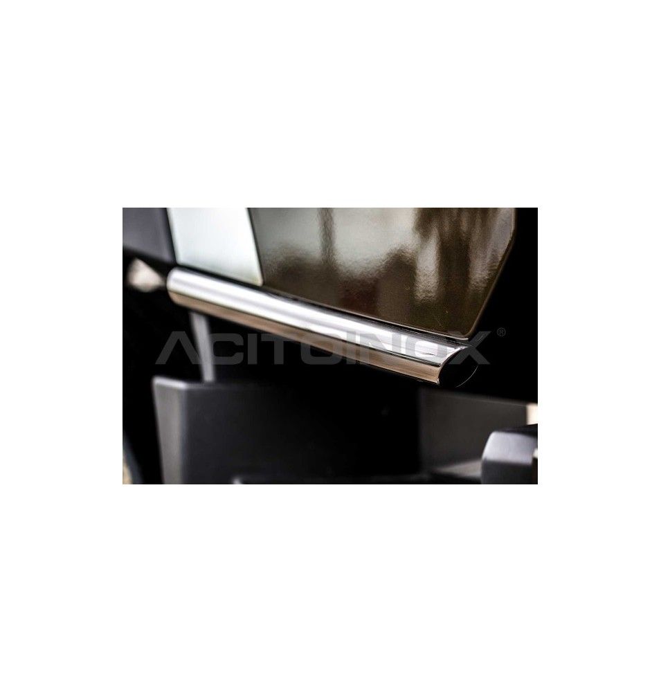 Barre inox de portière