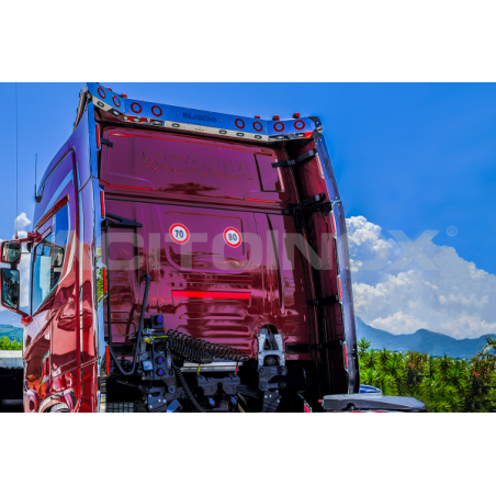 Habillage inox arrière cabine pour SCANIA NG S/R ACITOINOX