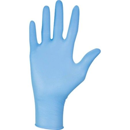 100 gants jetables bleu nitrile