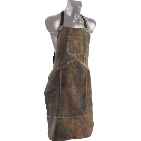 Tablier de soudeur en croûte de cuir