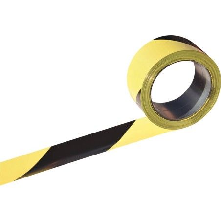 Ruban "rubaplast" noir et jaune