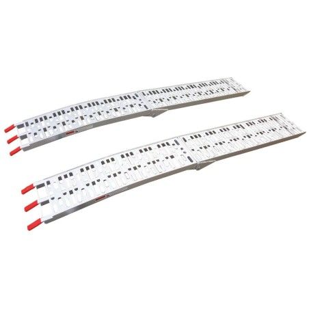 Jeu de 2 rampes aluminium pliables
