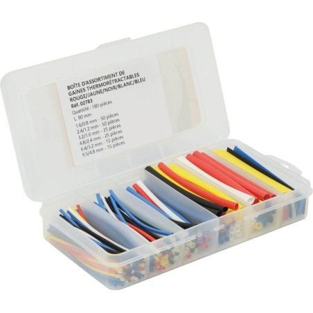 Coffret de 180 gaines thermorétractables