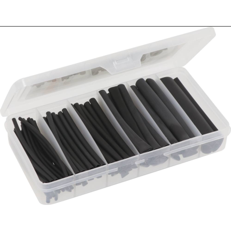 Gaine thermorétractable 100mm 3:1 - coffret de 87 pc