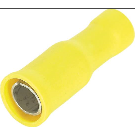 Cosses rondes femelles 100% isolées - jaune