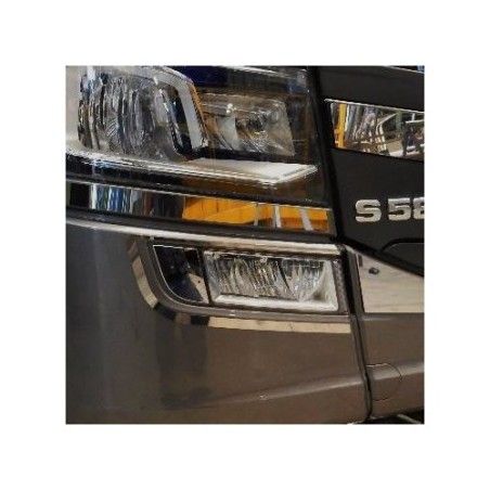 Contour de feux de brouillard inox pour SCANIA série S