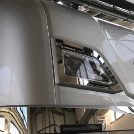 Contour inox de feux de haut de cabine pour SCANIA NG S