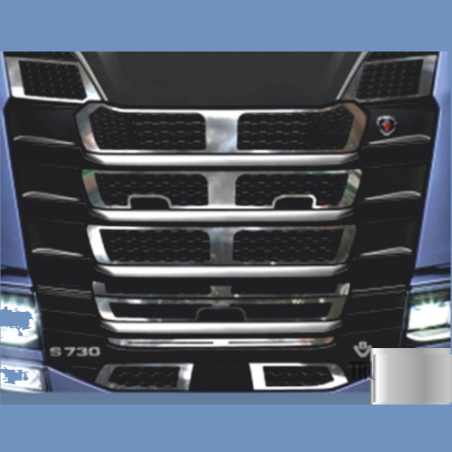 Contour inox de calandre pour SCANIA NG