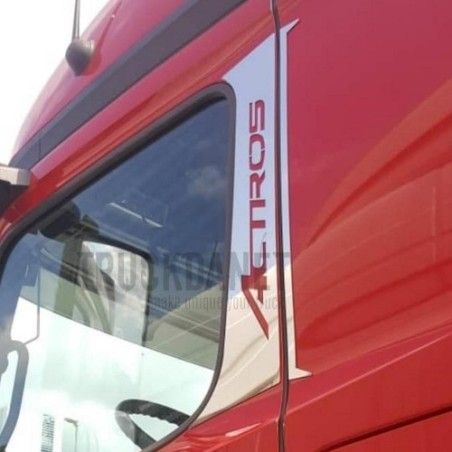 Montant de porte inox avec écriture pour MP4/MP5