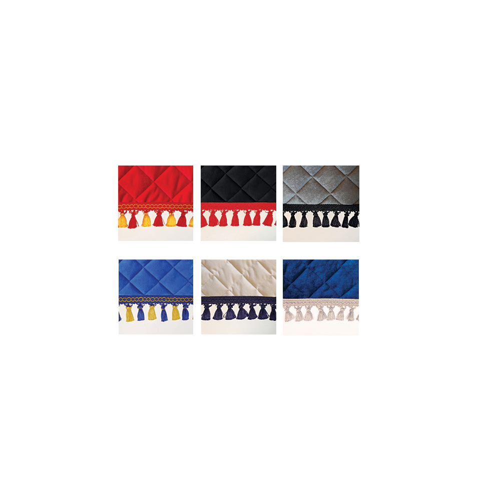 F-CORE Couvres-couchettes Camion compatibilité pour Volvo FH 2 01.02-12.08 FM 01.02-12.12 FH 3 01.09-12.12 Bleu