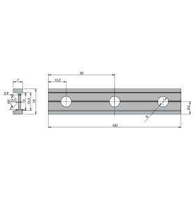 Lot de 4 platines de fixation pour pare cycliste
