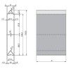 Rehausse en aluminium Dimensions camion et poids lourds