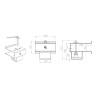 ANTIVOL DE BENNES A DECHETS CLASSE 1 ET 2 dimensions