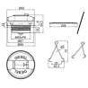 BOUCHON DE RESERVOIR PLASTIQUE Ø80 POUR SCANIA pour camion et poids lourds dimensions