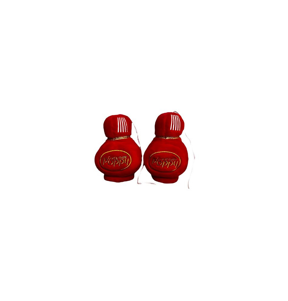Peluche pour Poppy rouge 8 cm