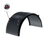 Aile en plastique injecté 1320 x 435 x 660mm avec brides réglables