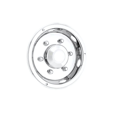 Enjoliveur arrière semi-profond en inox FUN 17.5