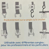 Support de sangle magnétique FIXANG - Positionnement