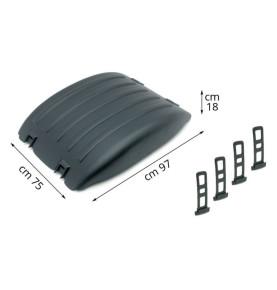 Calotte d'aile arrière avec 4 sangles - Scania