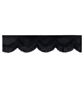 Frange pare soleil noire pour camion