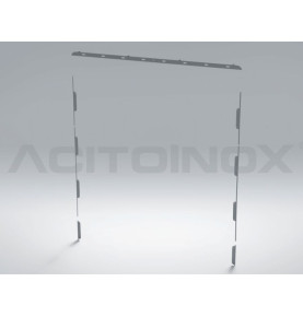 Habillage inox de déflecteur MERCEDES MP5 ACITOINOX