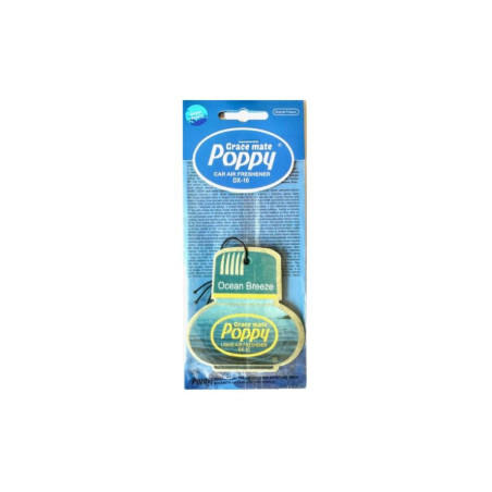 Poppy sent-bon : cartes désodorisantes Océan