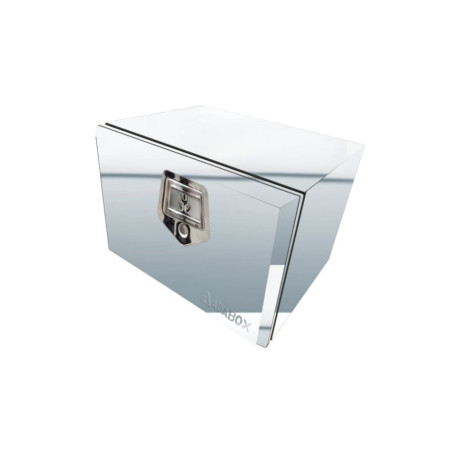 Coffre à Outil pour camion en Inox Brillant ep.1,5 mm avec Câble Acier