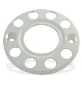 Galettes creuses acier peint 22.5 abîmées pour camions