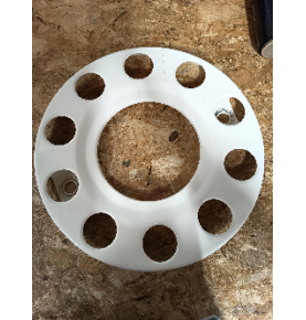 Galettes creuses acier peint 22.5 abîmées pour camions