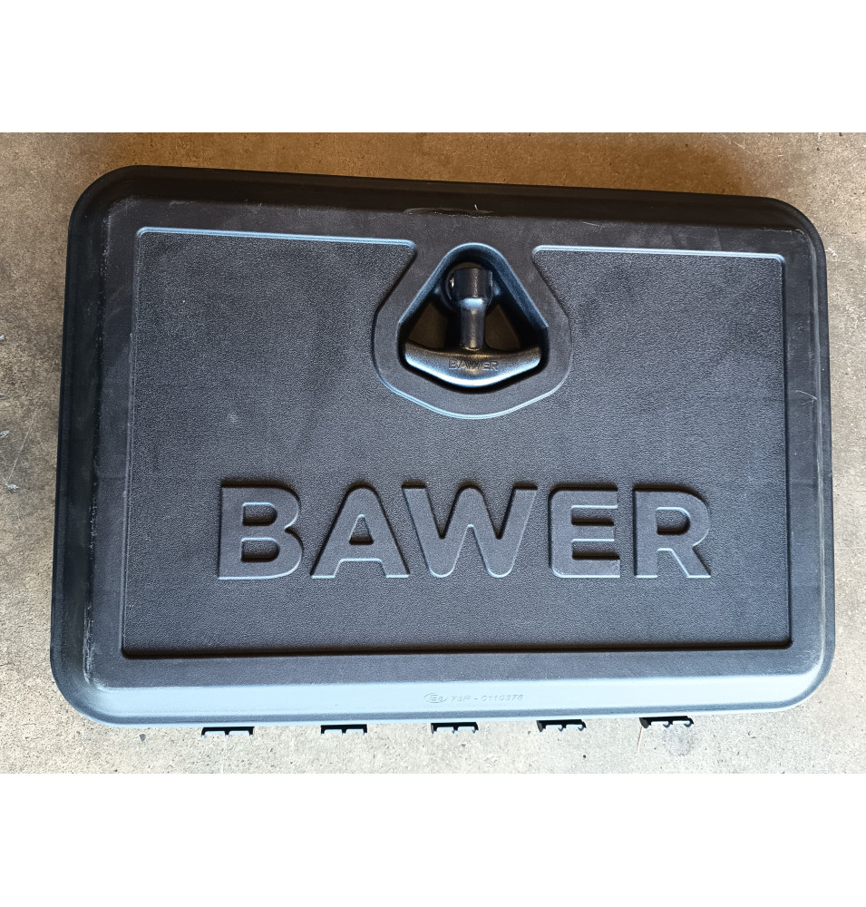 Porte pour Coffre à outils plastique Bawer abîmé